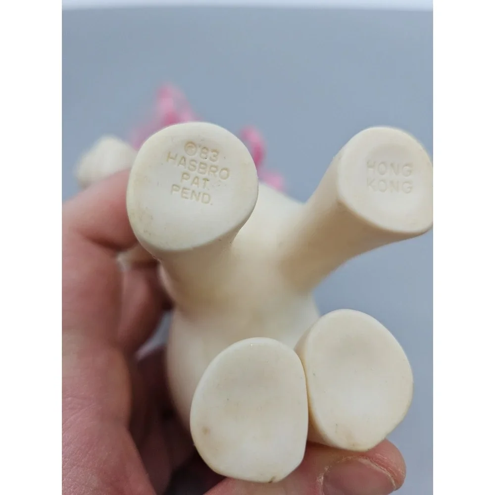 HASBRO MY LITTLE PONY Vintage 1983 EARTH PONIES SUNDANCE WHITE PINK HEARTS‎